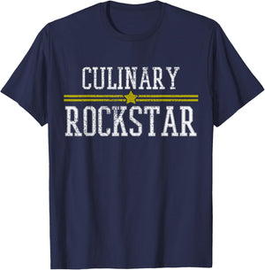 Chef Cooking Culinary Kitchen Restaurant Gift T-Shirt - T-Shirt | Navy