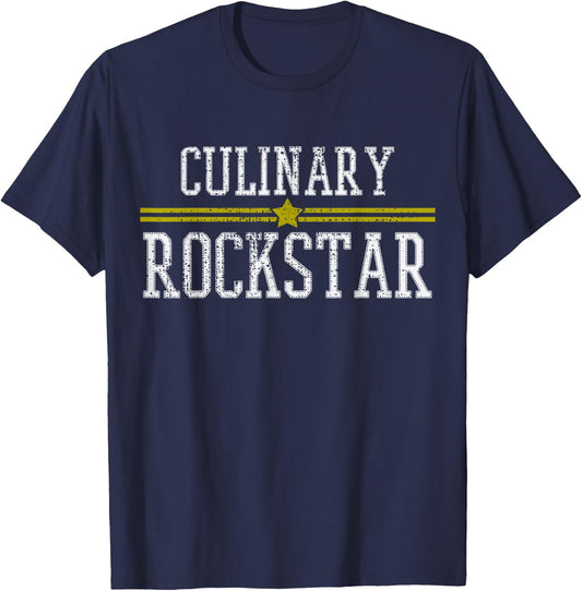 Chef Cooking Culinary Kitchen Restaurant Gift T-Shirt - T-Shirt | Navy
