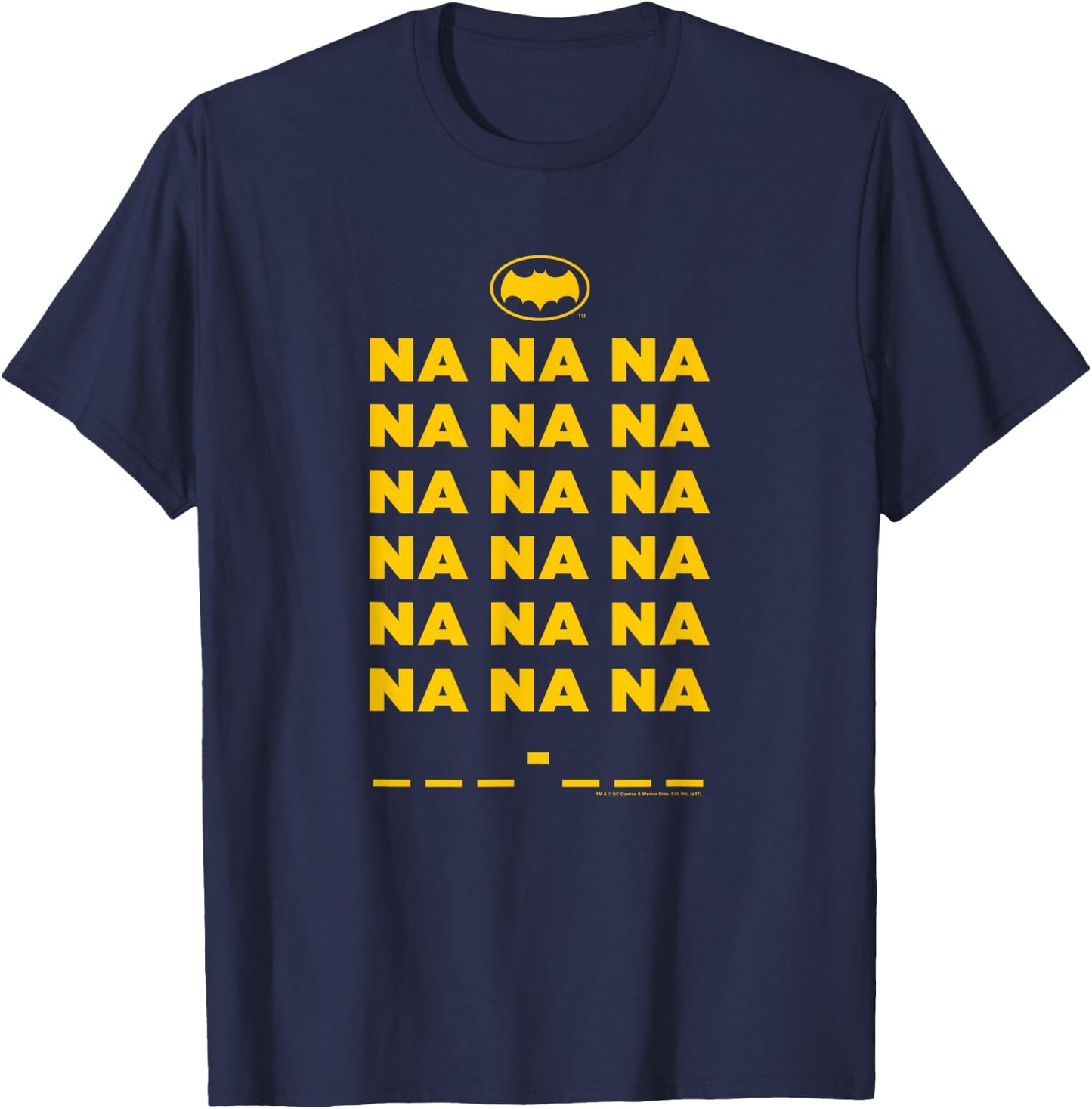 Batman Classic TV Series Na Na Na T-Shirt - T-Shirt | Navy
