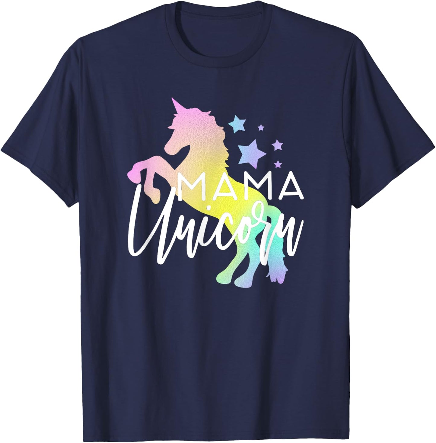 Mama Unicorn T-Shirt - T-Shirt | Navy