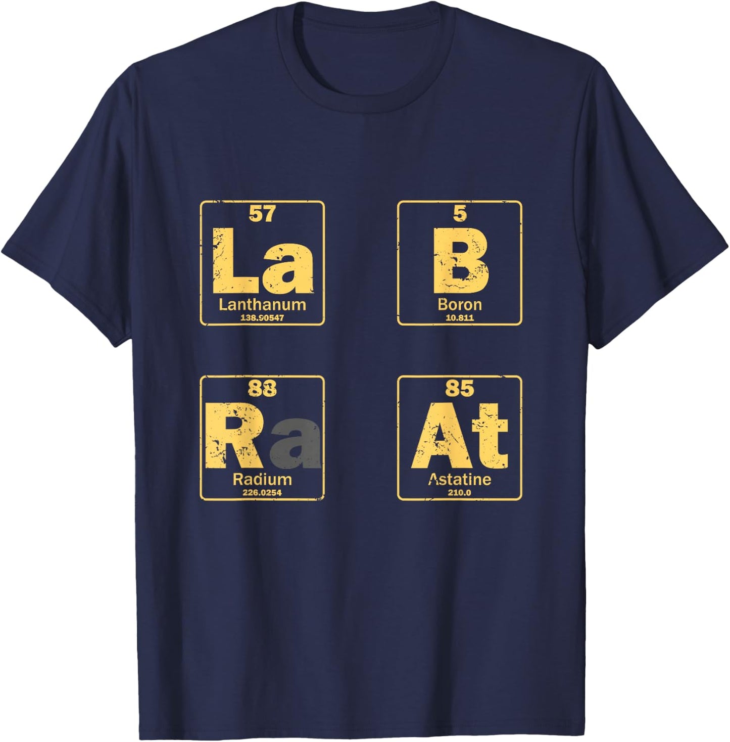 Lab Rat Periodic Elements T-Shirt - T-Shirt | Navy