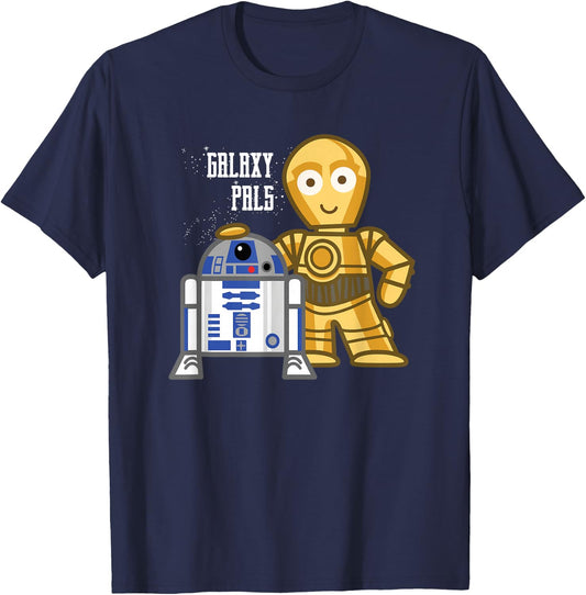 Star Wars R2-D2 and C-3PO Galaxy Pals T-Shirt - T-Shirt | Navy