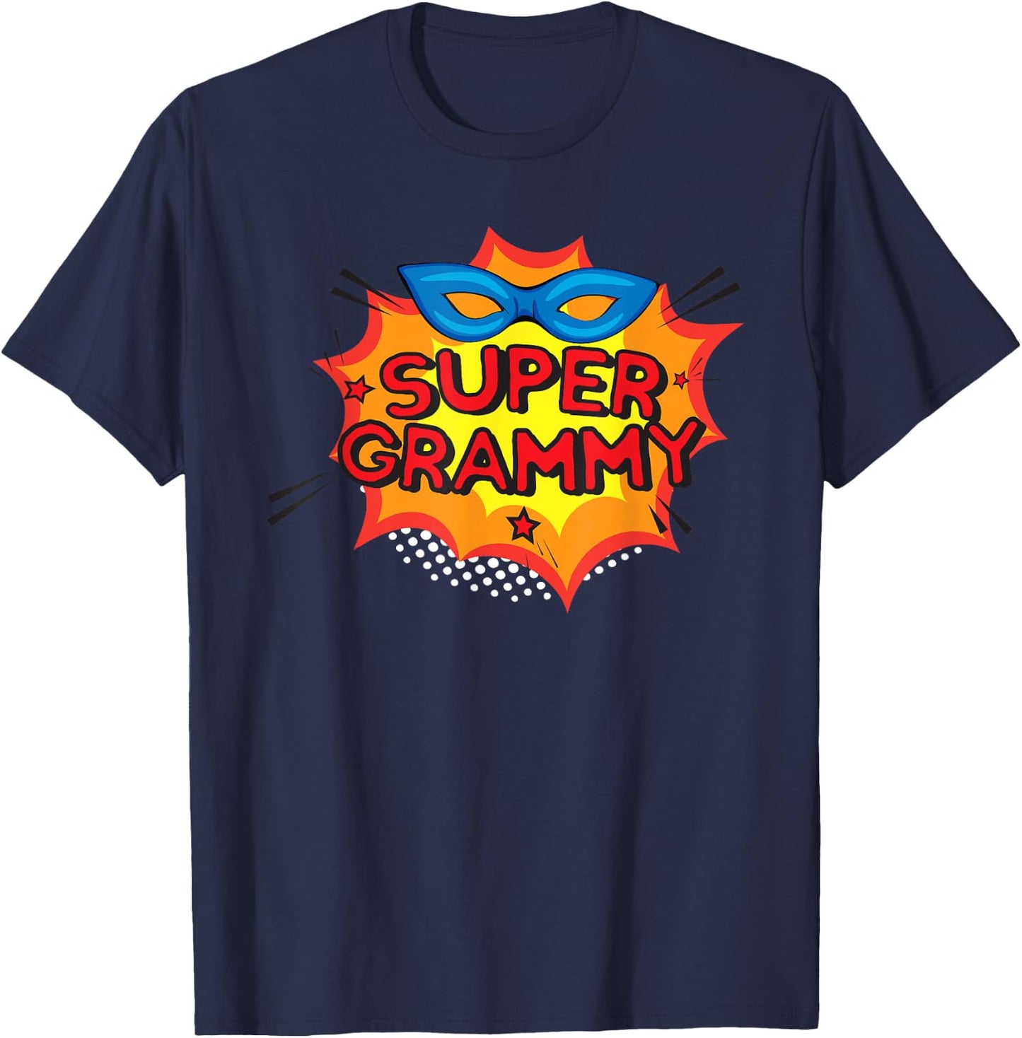 Super Grammy - Grandma Superhero Grandmother Nana T-Shirt - T-Shirt | Navy