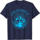 Kayaking Gift Life Is Simple Add Water Kayak T-Shirt - T-Shirt | Navy