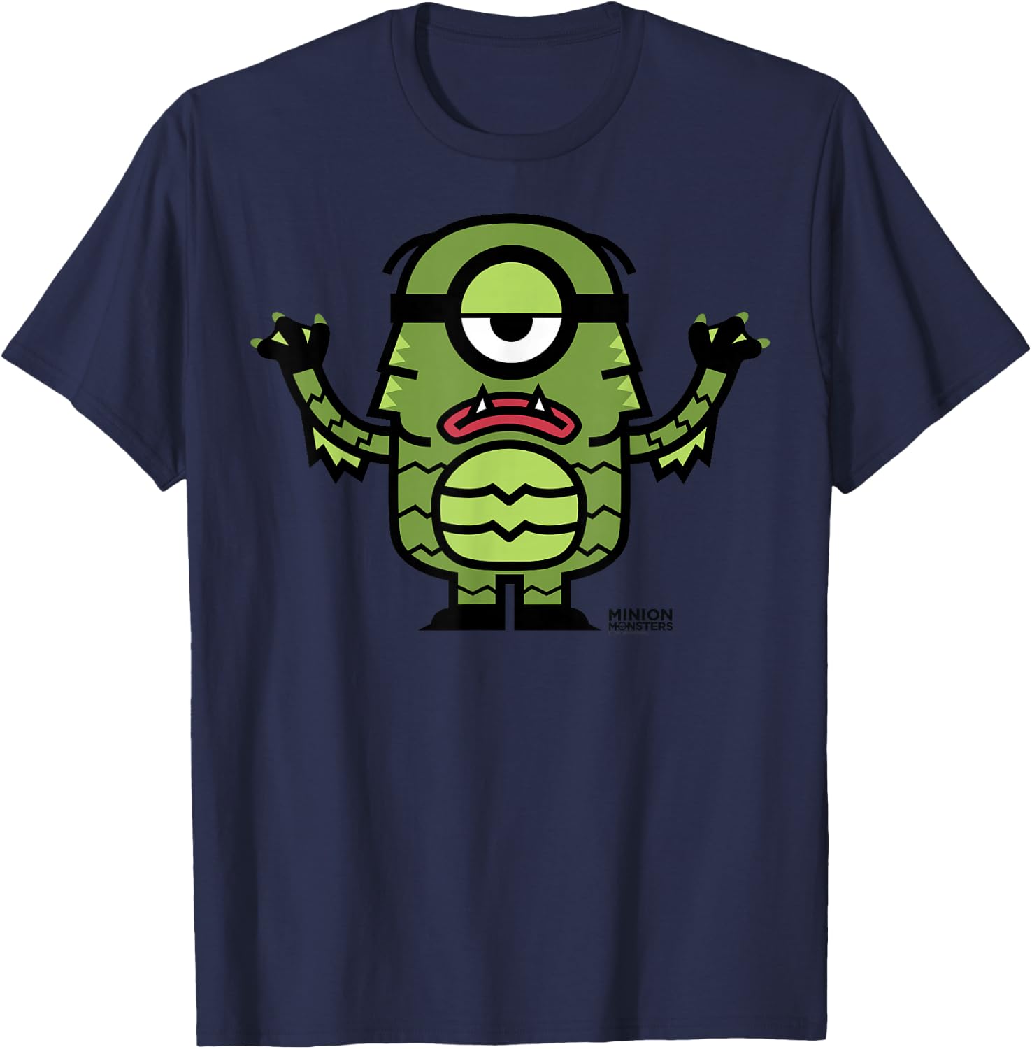Despicable Me Halloween Sea Monster Graphic T-Shirt - T-Shirt | Navy