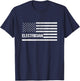 Proud American Electrician Shirt for Electricians T-Shirt - T-Shirt | Navy