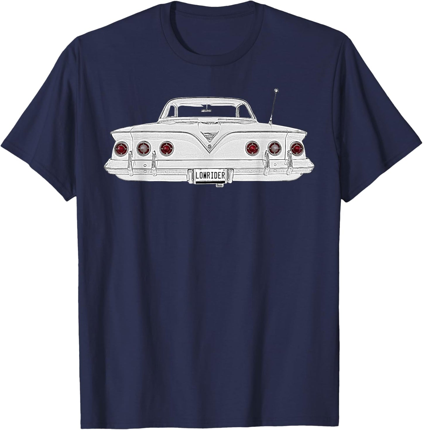 Lowrider 61 Impala Dark Colors T-Shirt - T-Shirt | Navy