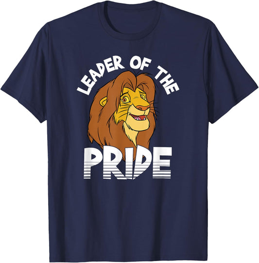 Disney The Lion King Simba Leader Of The Pride Retro Logo T-Shirt - T-Shirt | Navy