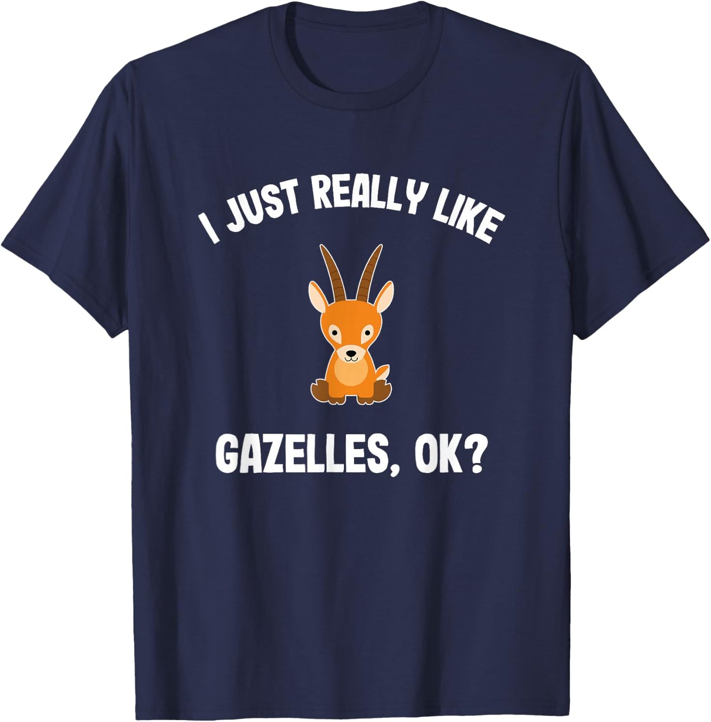 Gazelle Gift T-Shirt - T-Shirt | Navy