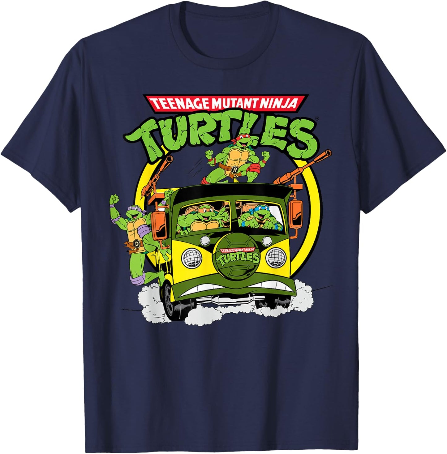 Teenage Mutant Ninja Turtles Truck Speeding T-Shirt - T-Shirt | Navy