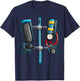 Cool Scuba Diver | Funny Lazy DIY Halloween Costume Gift T-Shirt - T-Shirt | Navy