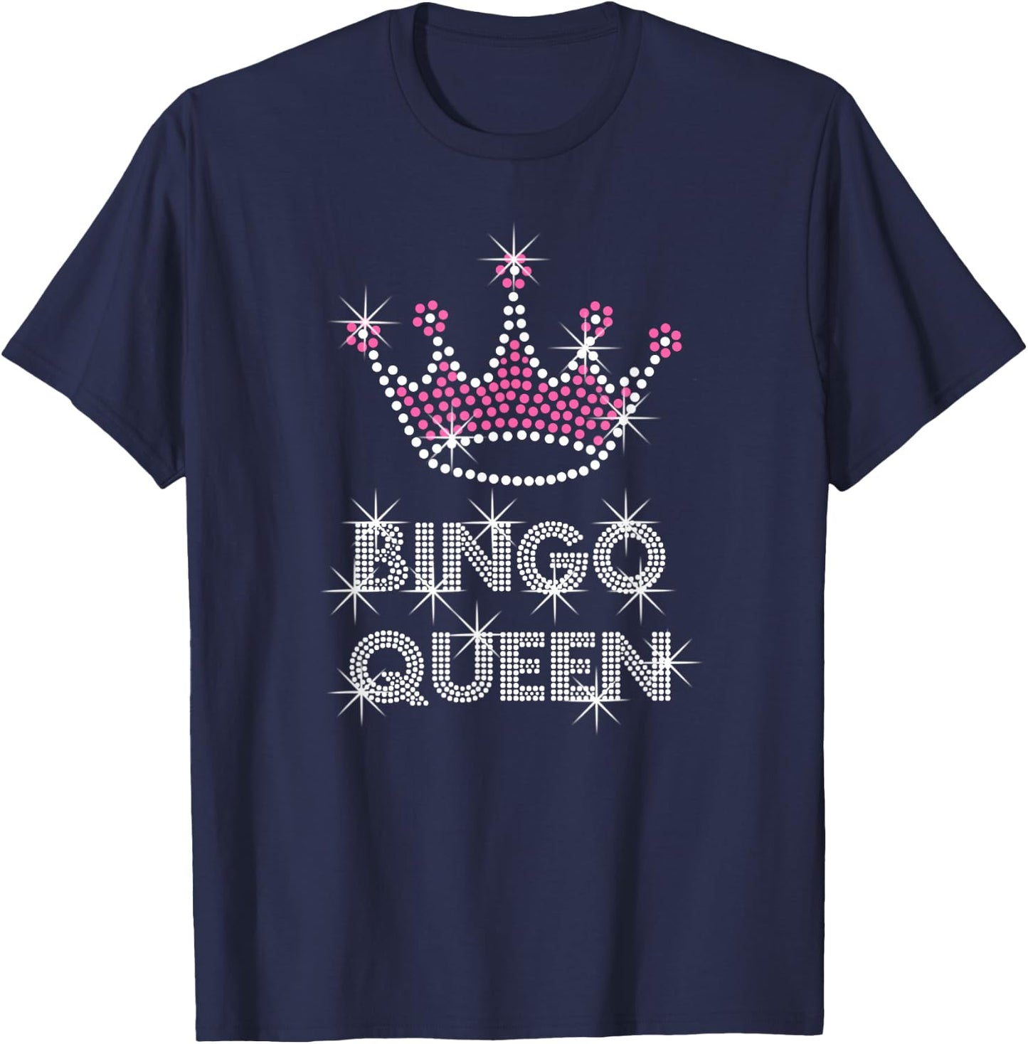 Bingo Bingo Queen Shirt top T-Shirt - T-Shirt | Navy