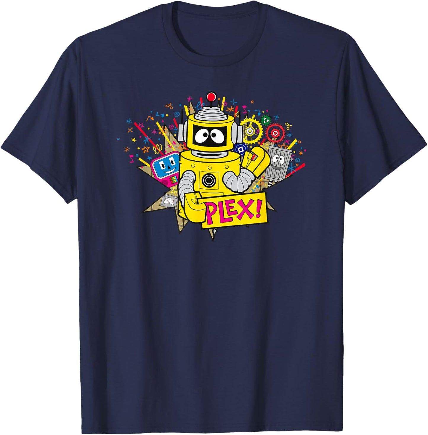Yo Gabba Gabba - Classic Plex 01 T-Shirt - T-Shirt | Navy