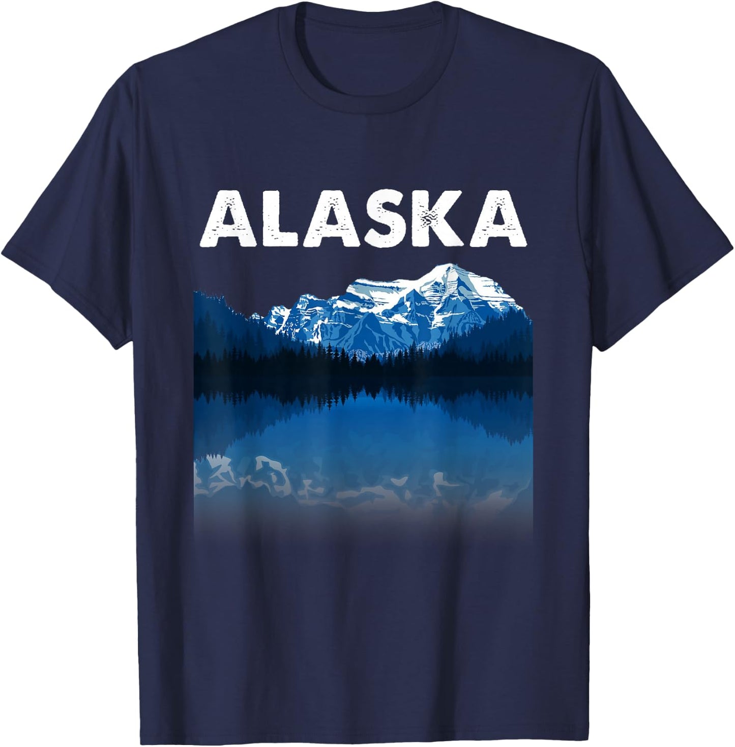 Alaska Alaska Wilderness T-Shirt - T-Shirt | Navy