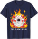 Angry Gamer Kitsune Fox This Is How I Relax Japanese Anime T-Shirt - T-Shirt | Navy