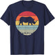 Save The Chubby Unicorns Shirt. Retro Style Rhino T-Shirt - T-Shirt | Navy