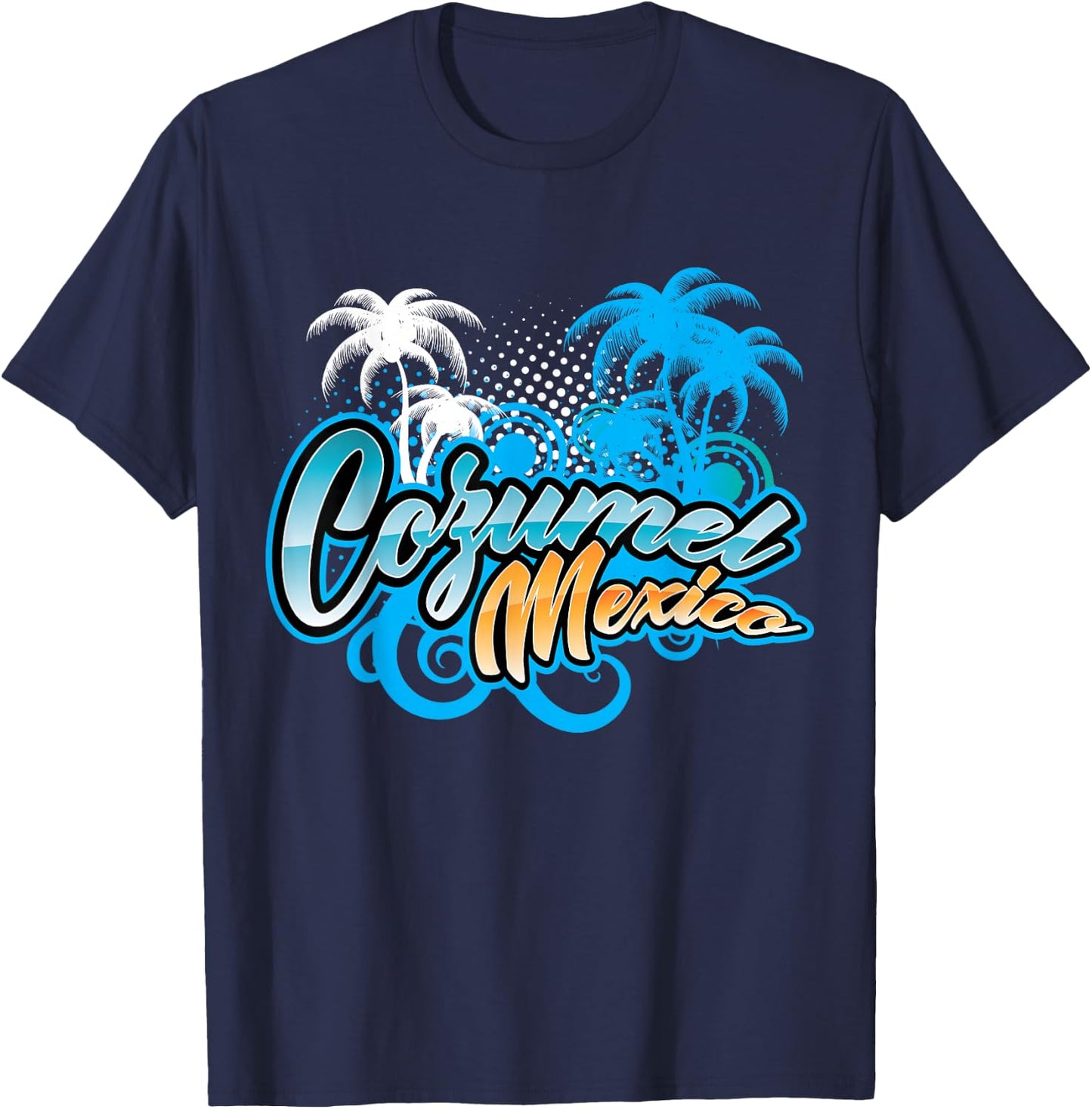 Cozumel Mexico Souvenir Gift Traveler Men/Women T-Shirt - T-Shirt | Navy