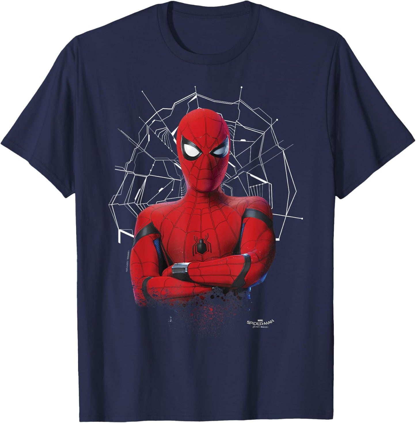 Marvel Spider-Man Homecoming Sarcasm in A Wink T-Shirt - T-Shirt | Navy