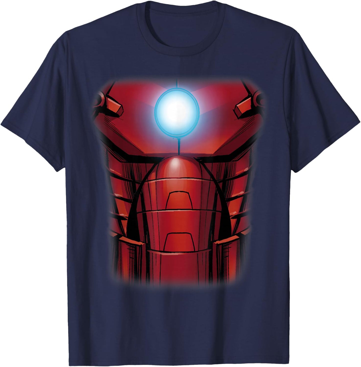 Marvel Iron Man Avengers Halloween Costume Small T-Shirt - T-Shirt | Navy