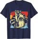 Retro Lemur T-Shirt - T-Shirt | Navy