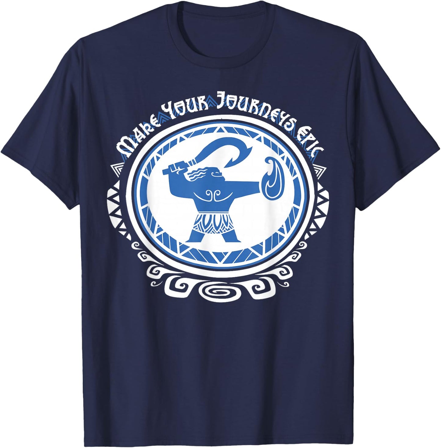 Disney Moana Maui Make Your Journeys Epic Graphic C1 T-Shirt - T-Shirt | Navy