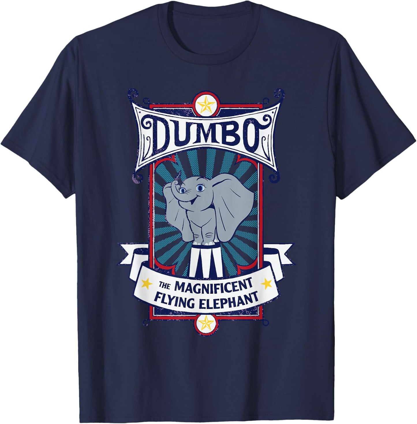 Dumbo - Magnificent Flying Elephant T-Shirt - T-Shirt | Navy