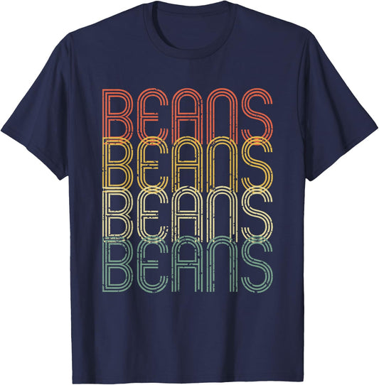 Barista Shirt Retro Coffee Beans Vintage Style Gift T-Shirt - T-Shirt | Navy