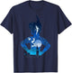 Disney Peter Pan Midnight London Flight Silhouette Fill T-Shirt - T-Shirt | Navy