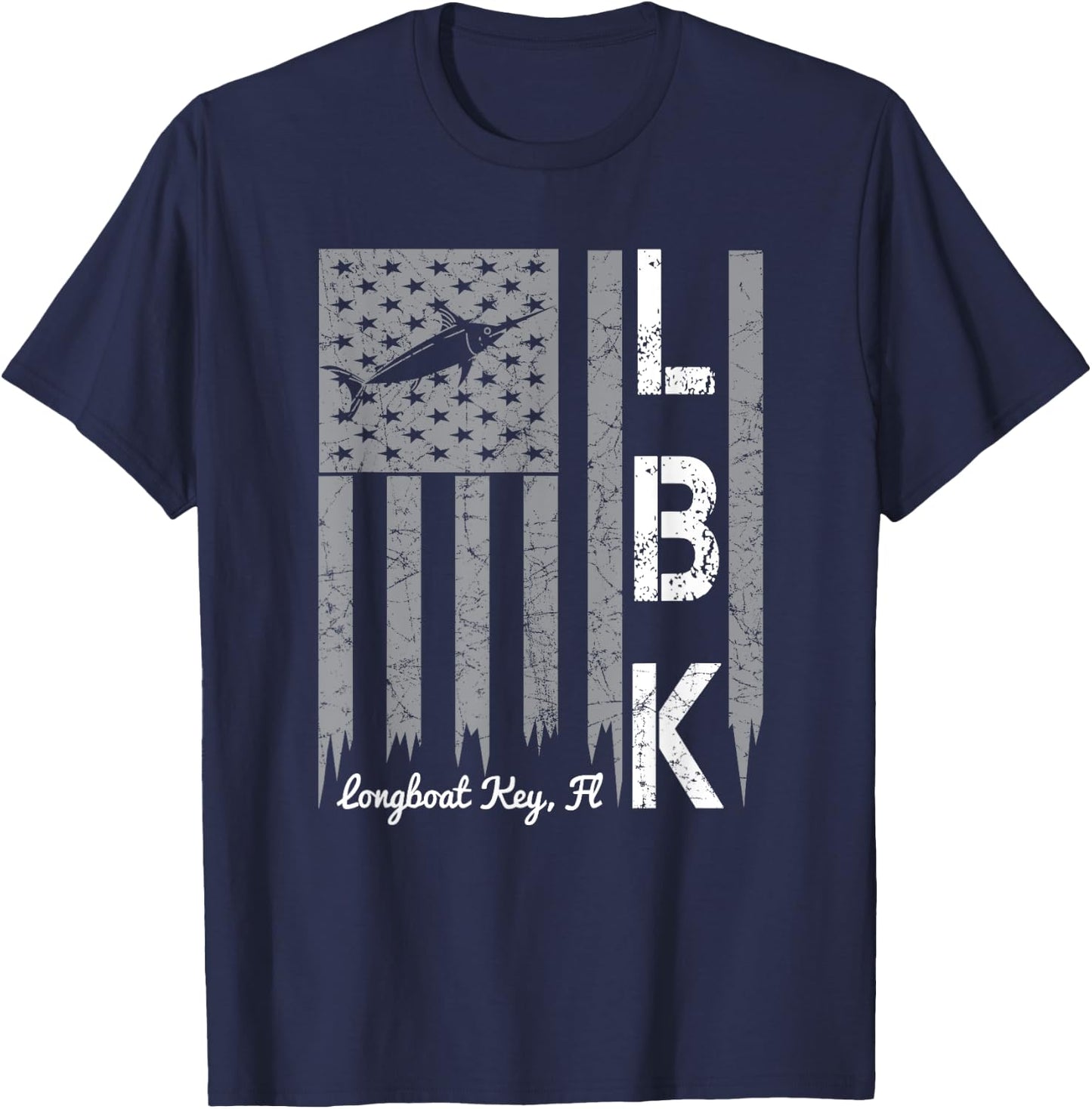Vintage Longboat Key T-Shirt - T-Shirt | Navy