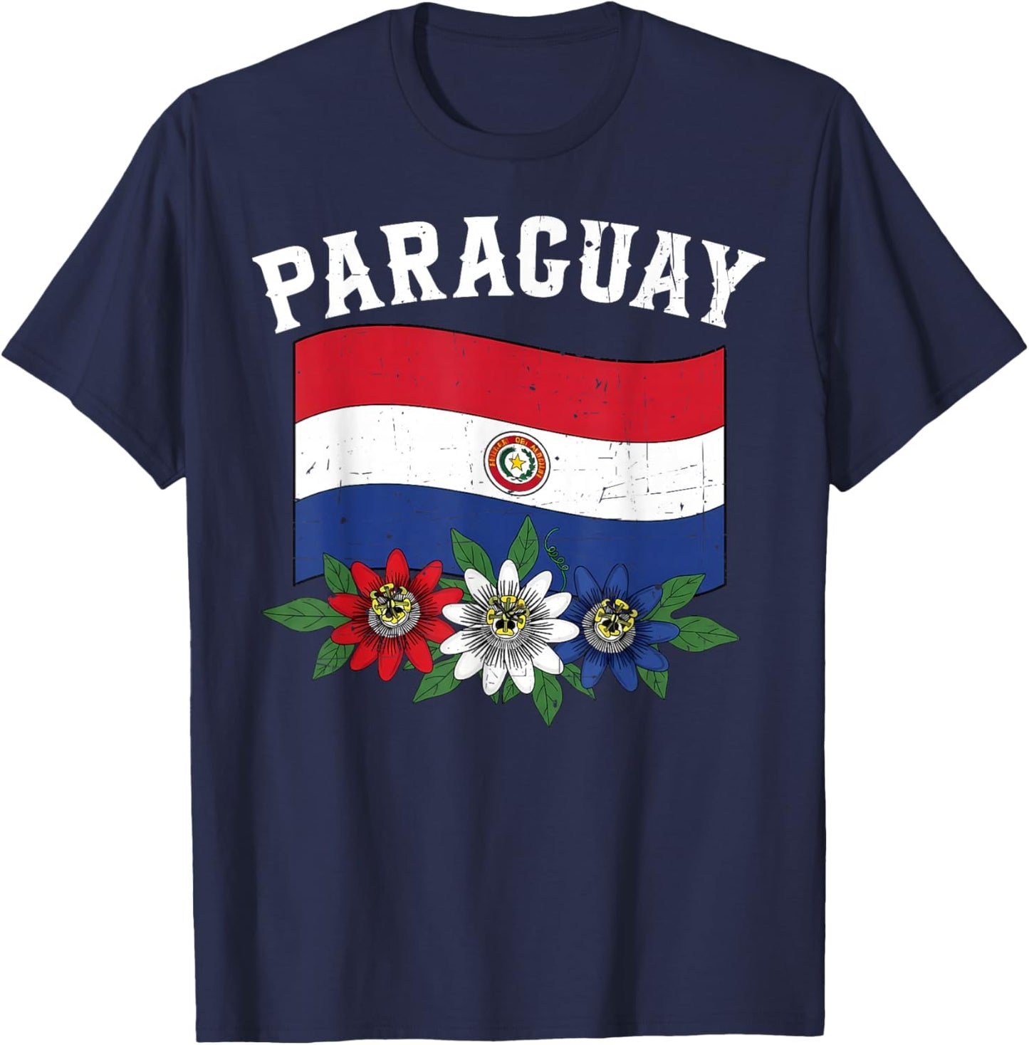 Paraguay Hispanic Heritage Month Cultura T-Shirt - T-Shirt | Navy