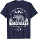 Yosemite National Park T shirt California Bear Vintage Gifts T-Shirt - T-Shirt | Navy