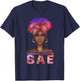 cute Black Women shirt BAE Black And Educated gift T-Shirt - T-Shirt | Navy