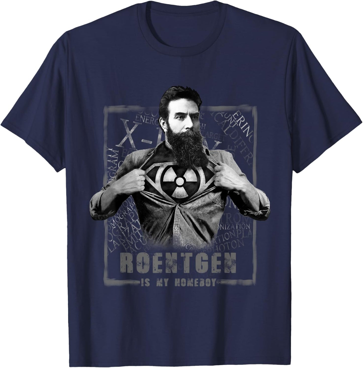X-Ray Homeboy Shirt Gift X-Ray Tech Rad 1 T-Shirt - T-Shirt | Navy