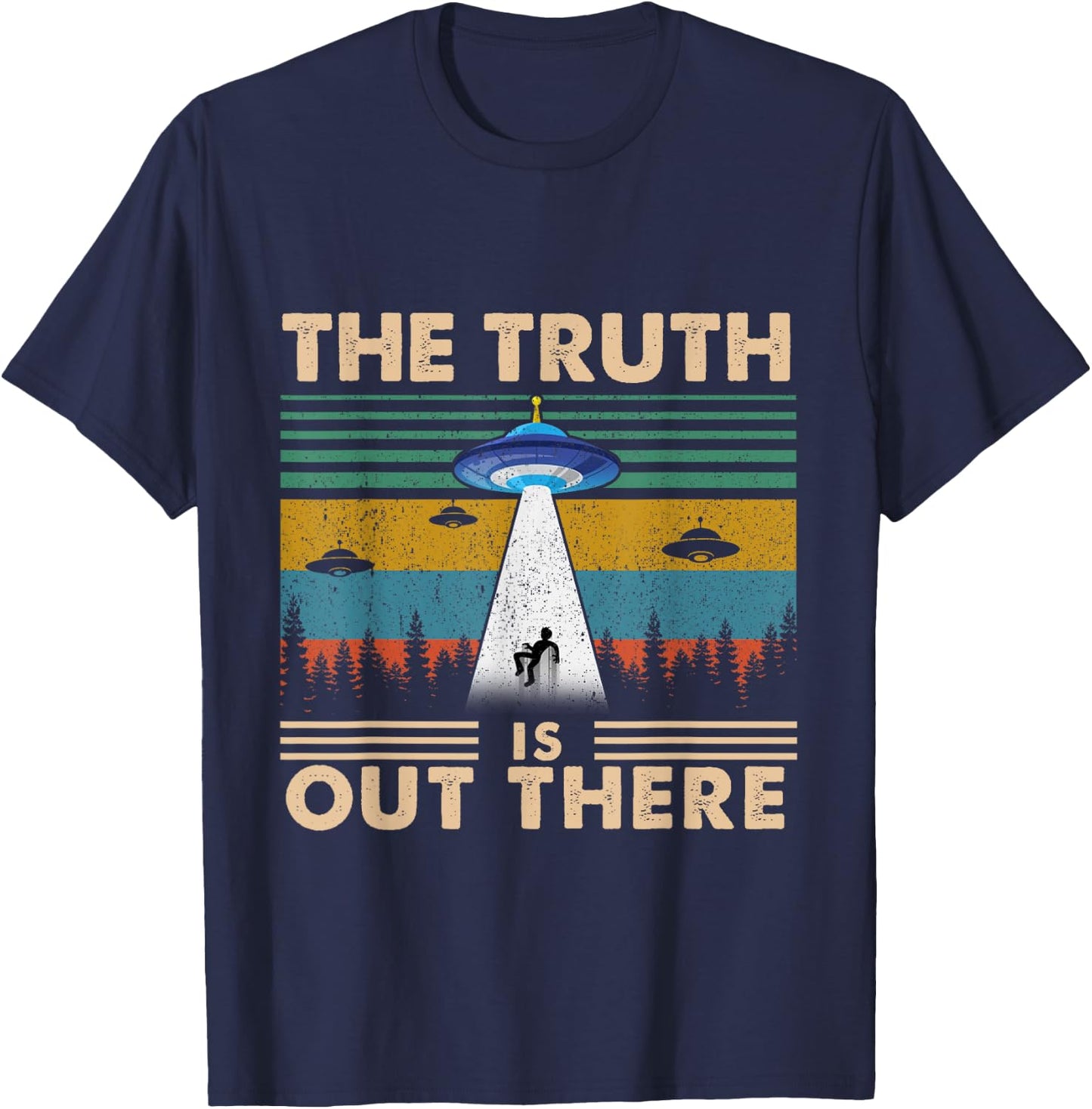 The Truth Is Out There Storm Raid Area 51 Alien T-Shirt - T-Shirt | Navy