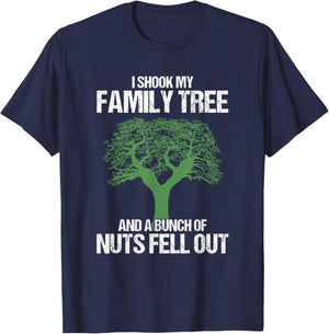 Genealogie Puns Genealogies Family Tree Historian T-Shirt - T-Shirt | Navy