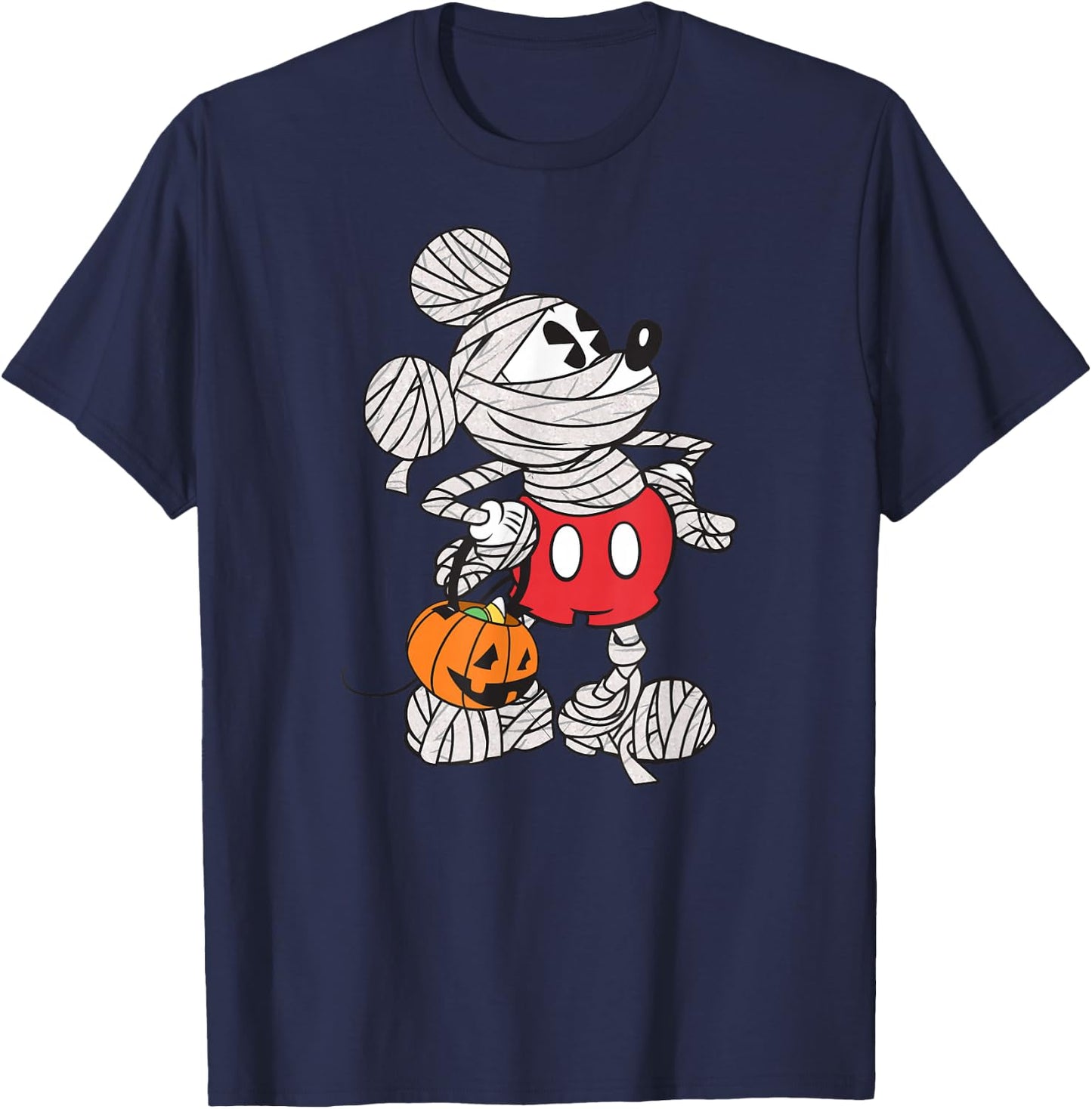 Disney - Mickey Mouse Mummy Halloween T-Shirt - T-Shirt | Navy