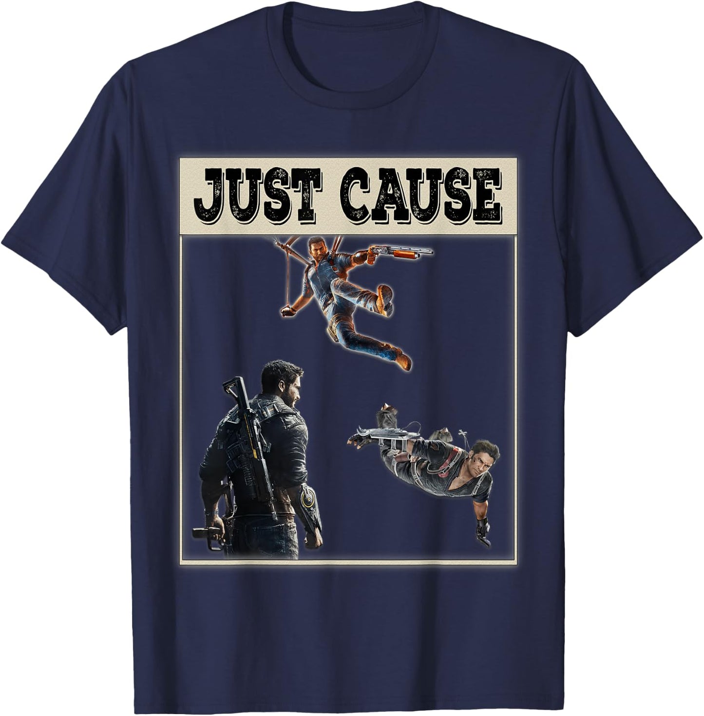 Play Just Cause All Time T-Shirt - T-Shirt | Navy