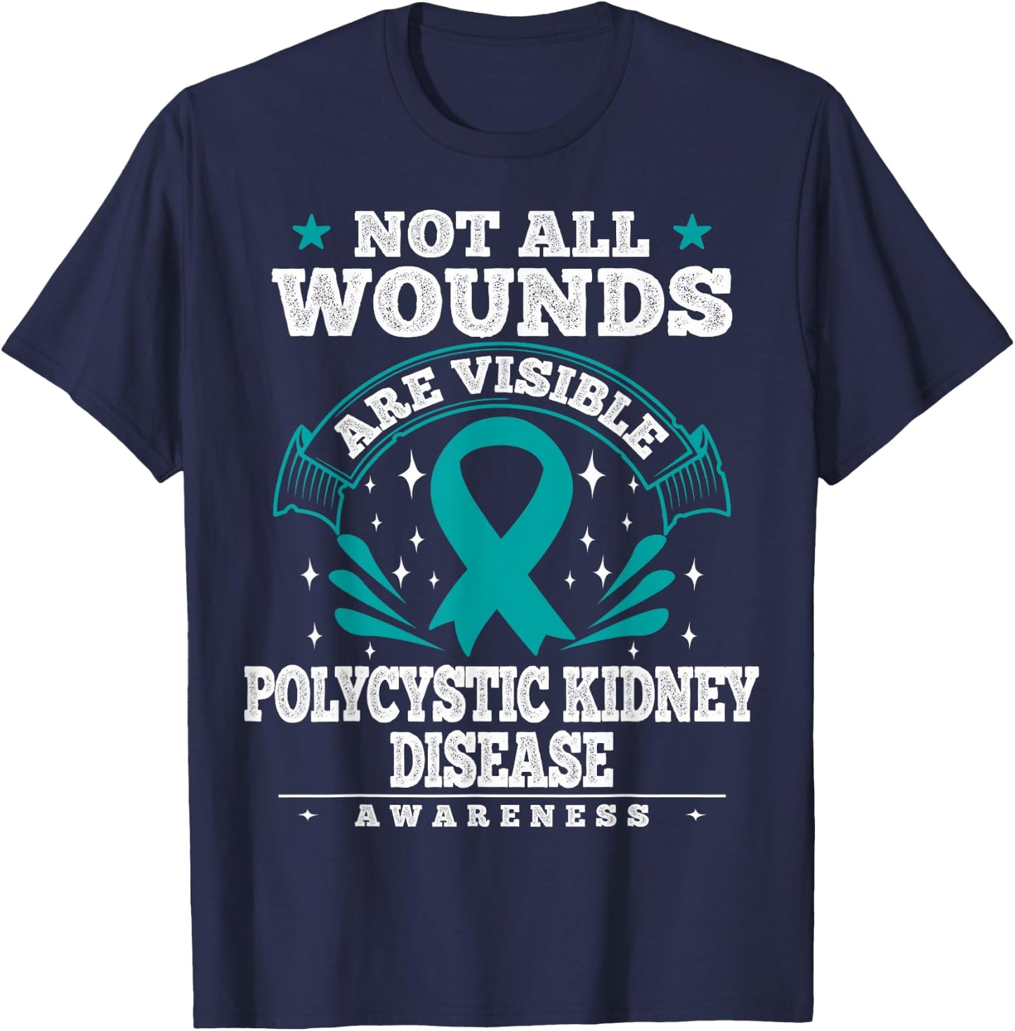 Polycystic Kidney Disease Gift - PKD Awareness T-Shirt - T-Shirt | Navy