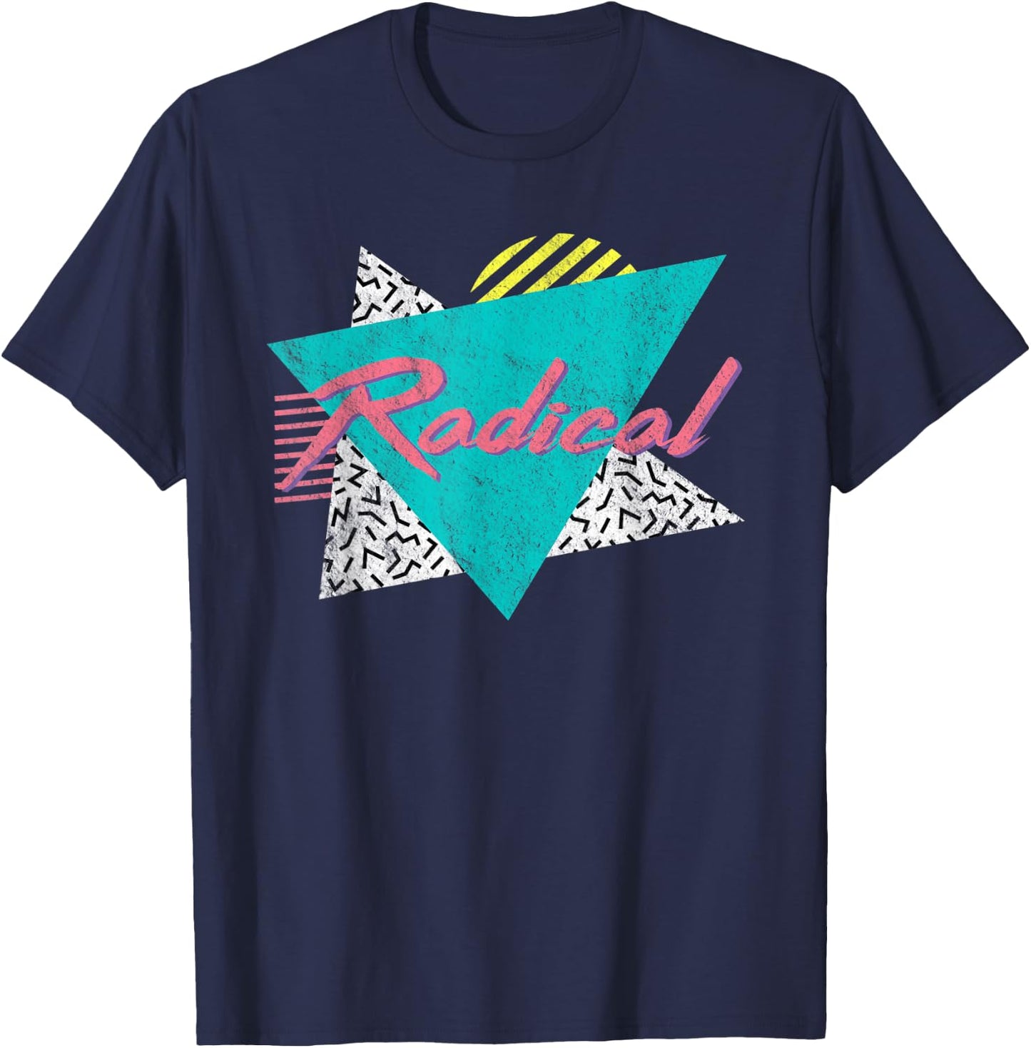 Radical Retro Vintage 80's 90's Gift T-Shirt - T-Shirt | Navy