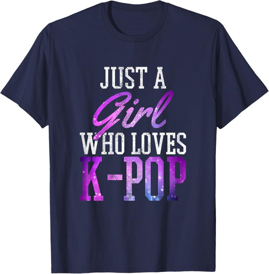 K-Pop Shirt Korean Pop Music K-Drama Gift T-Shirt - T-Shirt | Navy