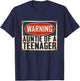 Auntie of a Teenager Official Teenager Matching T-Shirt - T-Shirt | Navy