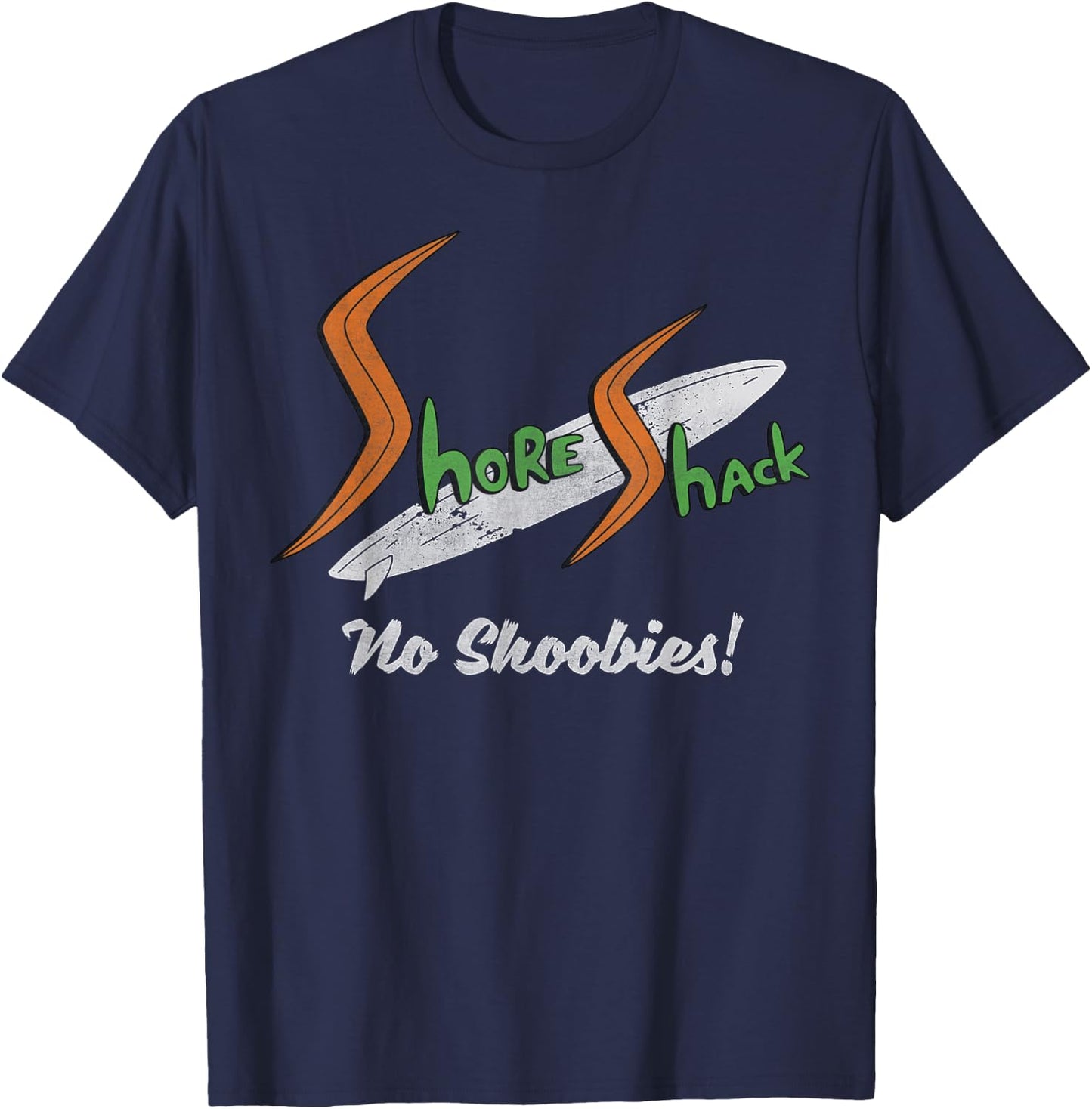 Nickelodeon Shore Shack, No Shoobies T-Shirt - T-Shirt | Navy