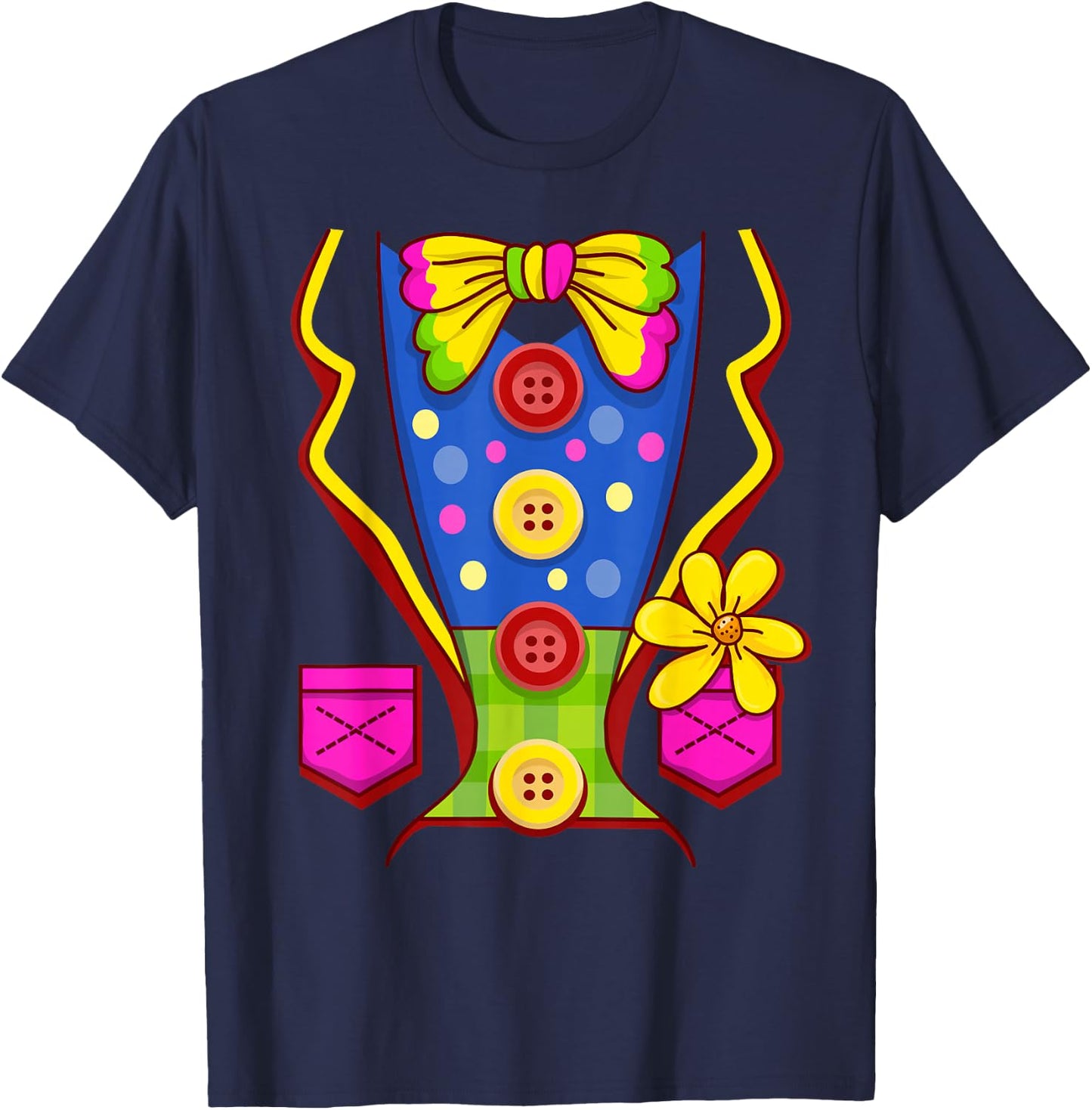 Clown Costume Circus T-Shirt - T-Shirt | Navy