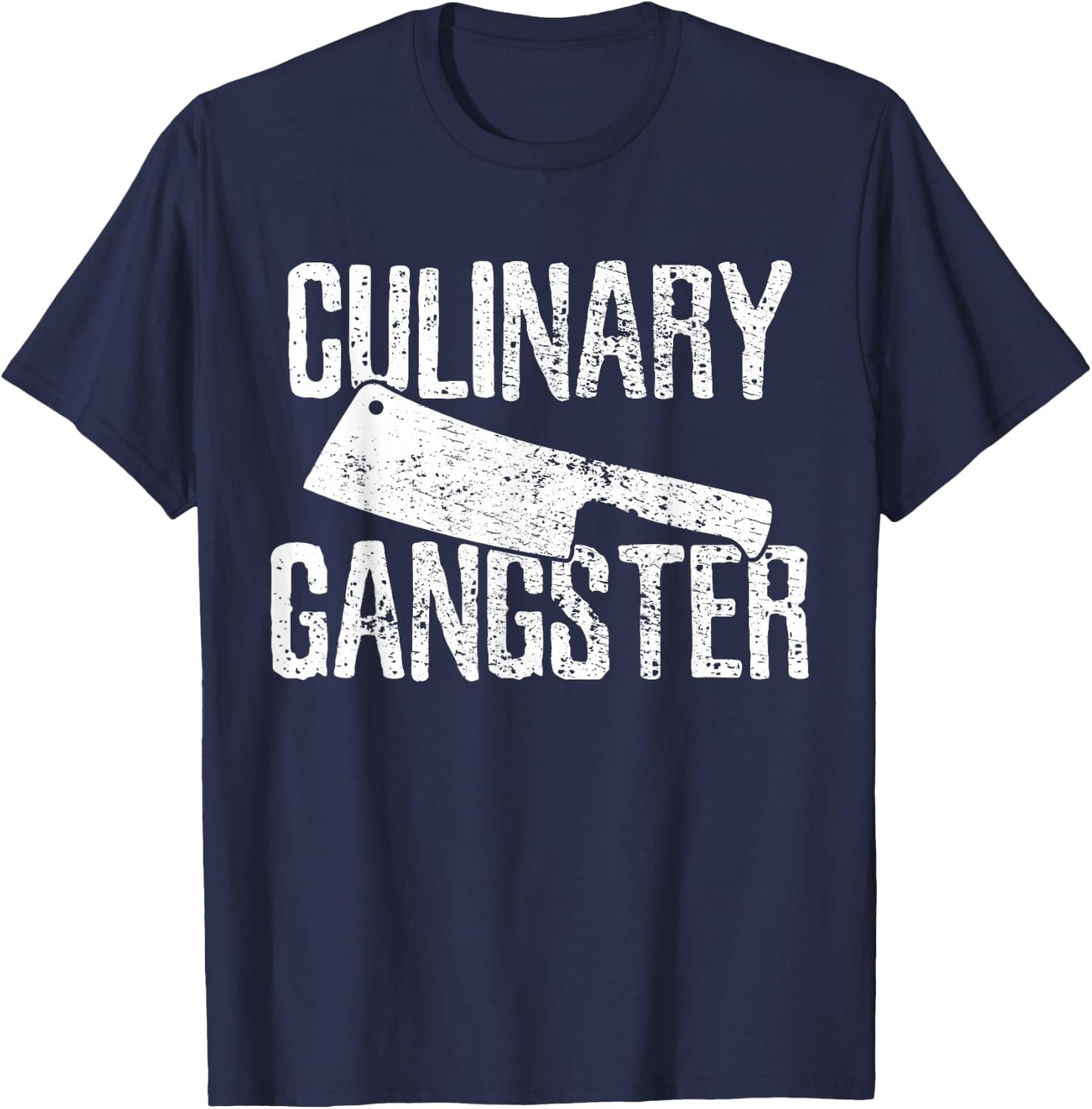 Koch Koch Cooking Culinary Gangster T-Shirt - T-Shirt | Navy