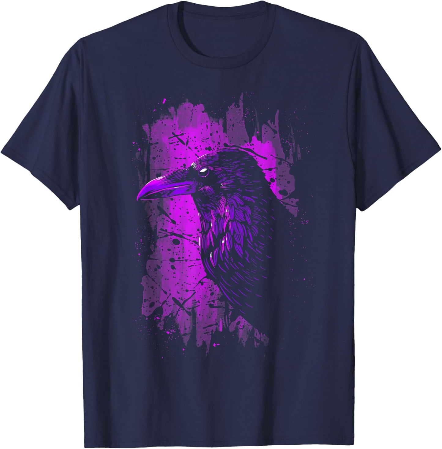 Crow purple colour T-Shirt - T-Shirt | Navy