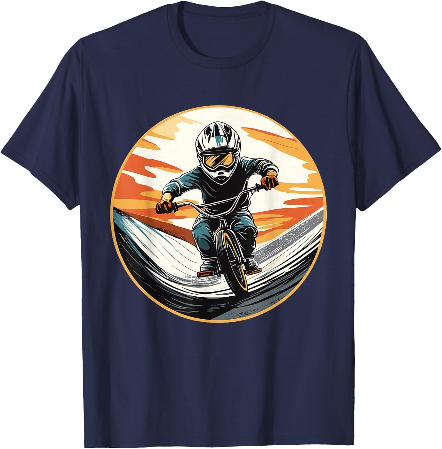Kids BMX T-Shirt - T-Shirt | Navy