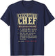 Executive Chef Funny Definition T-Shirt - T-Shirt | Navy
