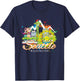 Seattle Washington Space Needle Harbor Skyline Souvenir T-Shirt - T-Shirt | Navy