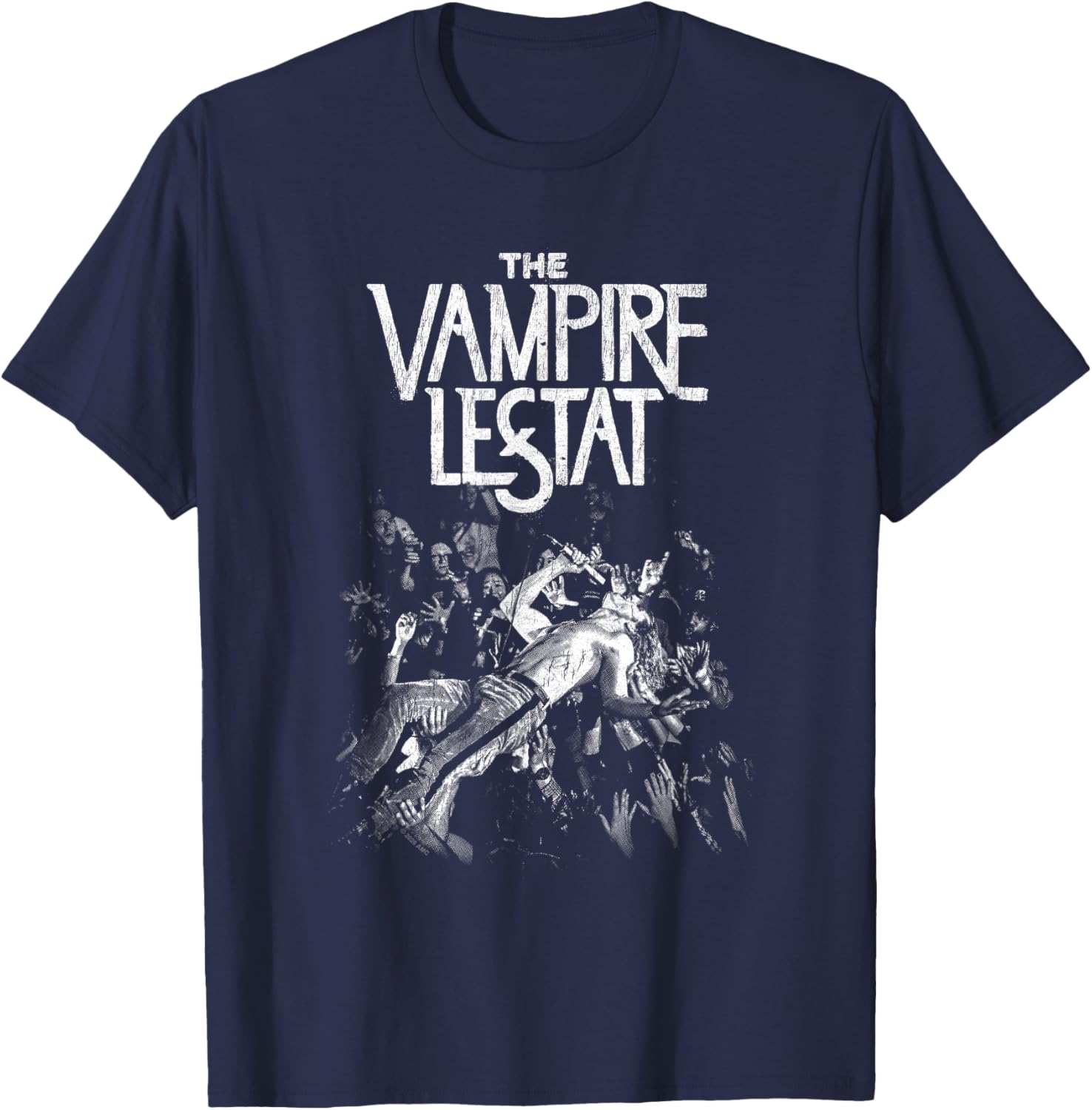 The Vampire Lestat Lestat Crowd Surf T-Shirt - T-Shirt | Navy