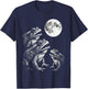 Frog Howling At Moon T-Shirt - T-Shirt | Navy
